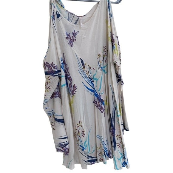 Free People Clear Skies Cold Shoulder Printed Dress - Picture 9 of 13